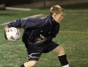 Action From a Night of Soccer Six