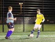 Action From a Night of Soccer Six