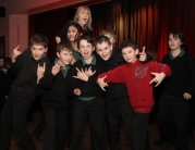 Cherri V Entertains Pupils at Longcroft School