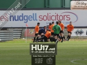 Danny Earl Strike Wins The Cup For Beverley Town