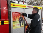 Fire Fighters Pull an Engine Round Beverley