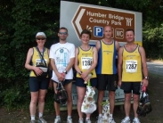 kay-farrow-jonathan-leskiewicz-amanda-ritchie-andy-johnson-and-steve-hadley-after-the-race