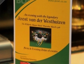 An Evening With Joost Van Der Westhuizen In Support Of The J9 Foundation