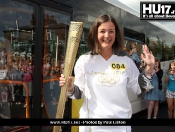 Olympic Torch Relay From The Media Truck
