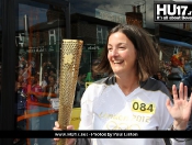 Olympic Torch Relay From The Media Truck