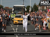 Olympic Torch Relay From The Media Truck