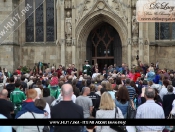 Paralympic Flame Is Welcomed By Hundreds At Beverley Minster