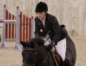 Rising Showjumping Star Pippa Allen Competes in Beverley