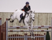 Rising Showjumping Star Pippa Allen Competes in Beverley