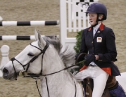 Rising Showjumping Star Pippa Allen Competes in Beverley