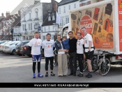 Sainsbury's Staff Pass Through Beverley On Sports Relief Quest