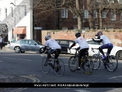 Sainsbury's Staff Pass Through Beverley On Sports Relief Quest