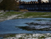 The Big Thaw Causes Flooding On The Beverley Westwood