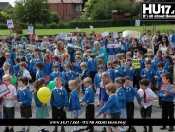 Walking Bus Sends Clear Message To Motorists To Slow Down!