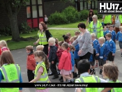 Walking Bus Sends Clear Message To Motorists To Slow Down!