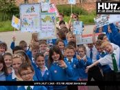 Walking Bus Sends Clear Message To Motorists To Slow Down!