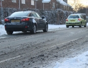 Weather Brings Woodhall Way to a Standstill