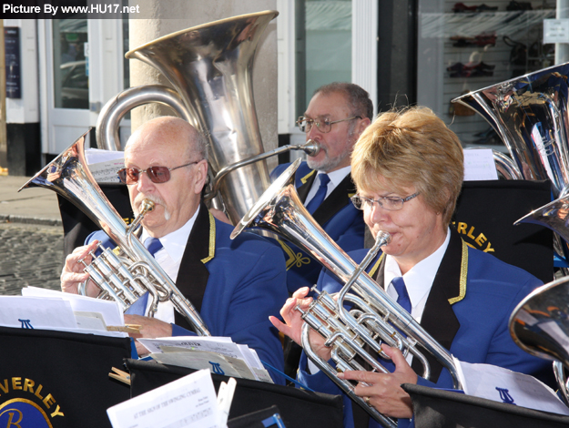 Beverley Brass Band Playing in Beverley