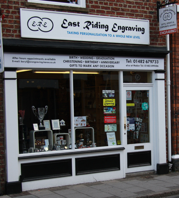 East Riding Engraving Beverley Shop