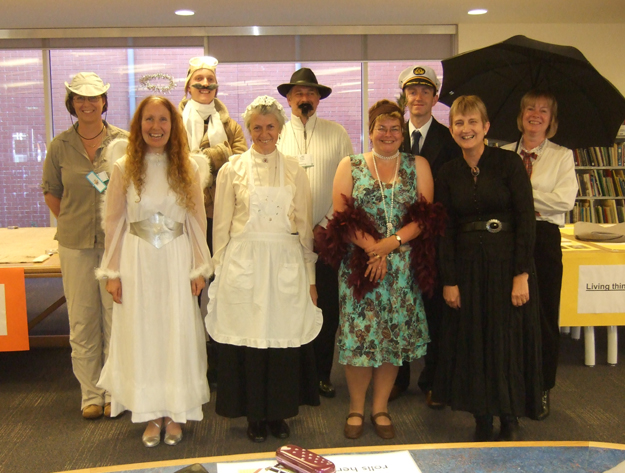 Back row: Helen Clark, Daniel Reed, Ian Mason, Sam Bartle, Elaine Pymm Front row: Sally George, Pamela Martin, Ros Fraser, Geraldine Gray