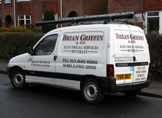 Brian Griffin Electrical Services Beverley Van