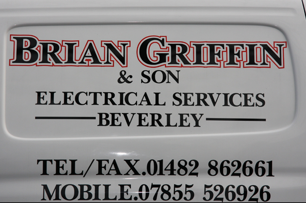 Brian Griffin Electrical Services Beverley Van2