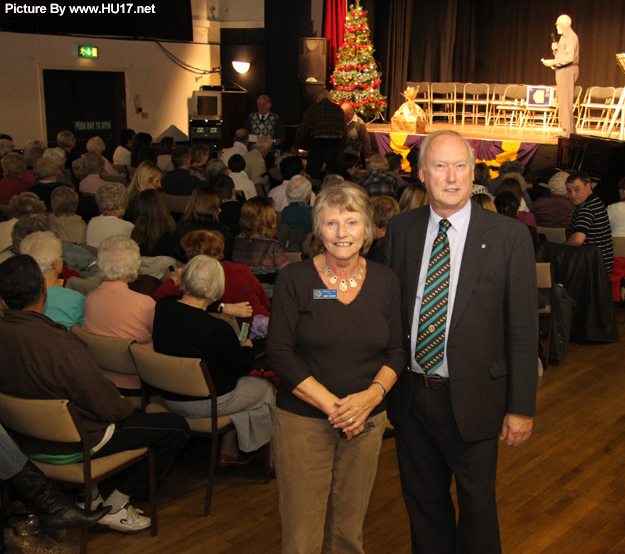 Beverley Lions Christmas Concert Ian Sagar and Judy Sagar