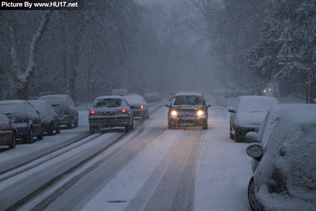 Winter Weather on Beverley Roads December 2009