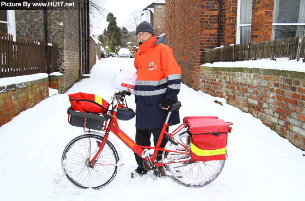 Postman Dave and his Bike