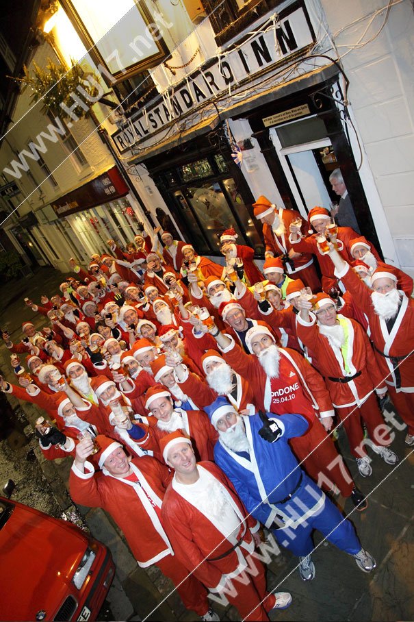 Santa's Invade The Royal Standard