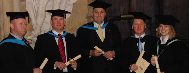 DST Staff Collect Their awards At Beverley Minster