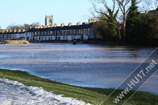 The Big Thaw Causes Flooding On The Beverley Westwood