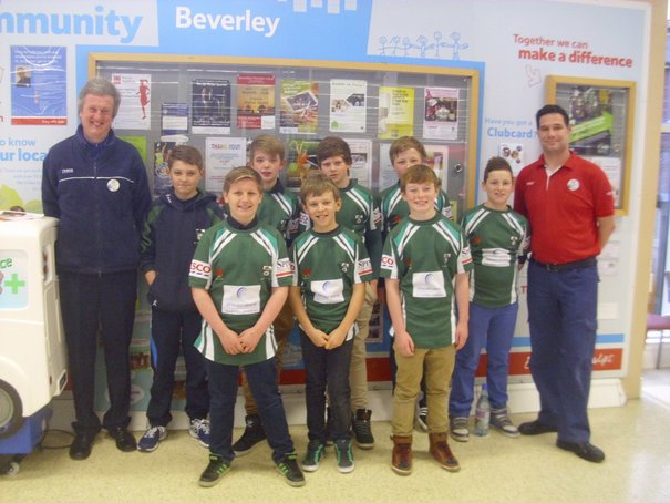 Shoppers Support Beverley RUFC Tesco Bag Pack