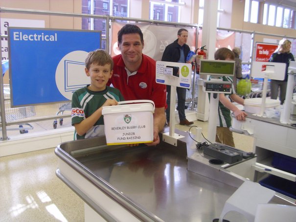 Shoppers Support Beverley RUFC Tesco Bag Pack