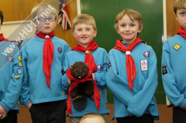Beavers Receive Donation For Their Efforts In The Local Community