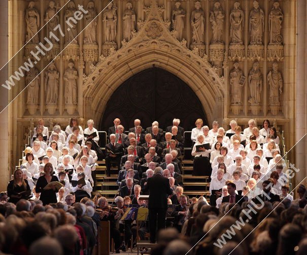 East Riding County Choir Entertain Packed Minster