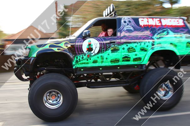 A Ride In The Grave Digger For Riley Brumpton