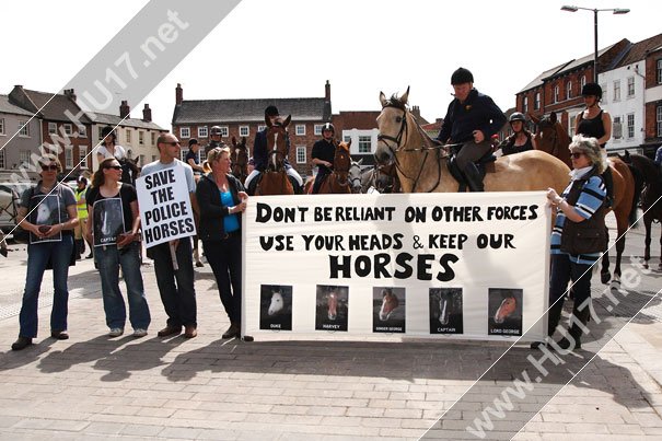 Horsing Around In Beverley : Protest Delivers Clear Message To Authorities 