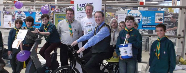 Tesco’s & 5th Beverley (Wesley) Scout Group’s Static Bike Challenge Raises £433