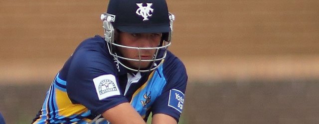 COUNTY CRICKET : Fine Innings From Leaning Earns Yorkshire The Spoils