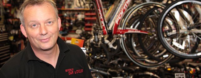 Local Businessman Lends His Support To Cycling Races