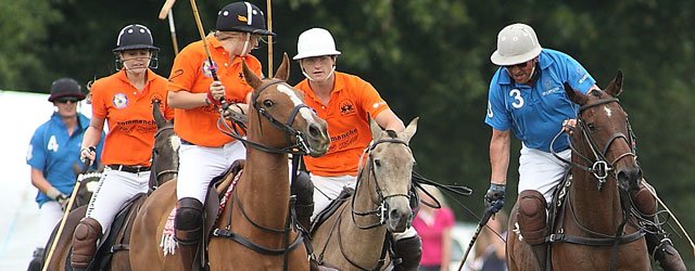 Action From The Final Days Play At Beverley Polo Club