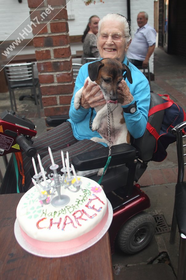 Charlie Made Welcome At Beverley Boozer On His Birthday