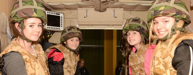 Newland Girls Visit Normandy Barracks