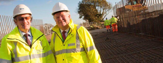 Council Leader Inspects Progress Of Beverley Integrated Transport Plan Works