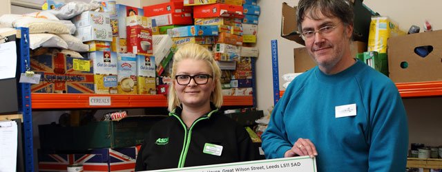 ASDA Make Cash Donation To Foodbank In Beverley