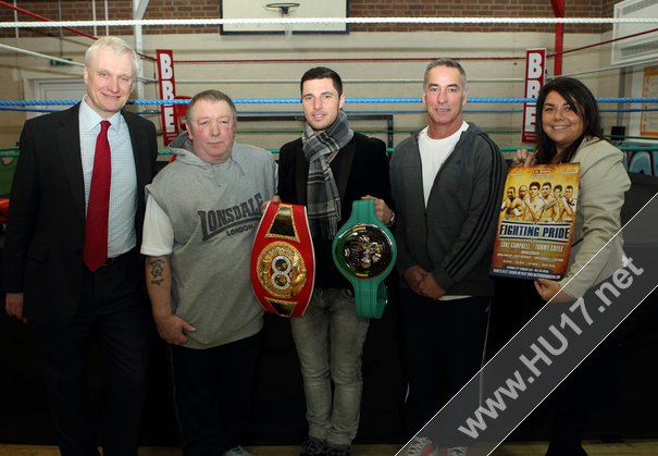 Packing A Punch : Tommy Coyle Visits New Boxing Club In Beverley