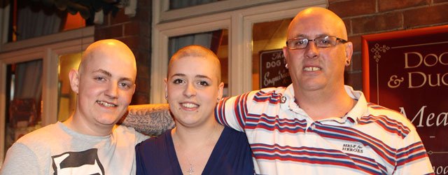 Trio Have Their Heads Shaved In Support Of Friend