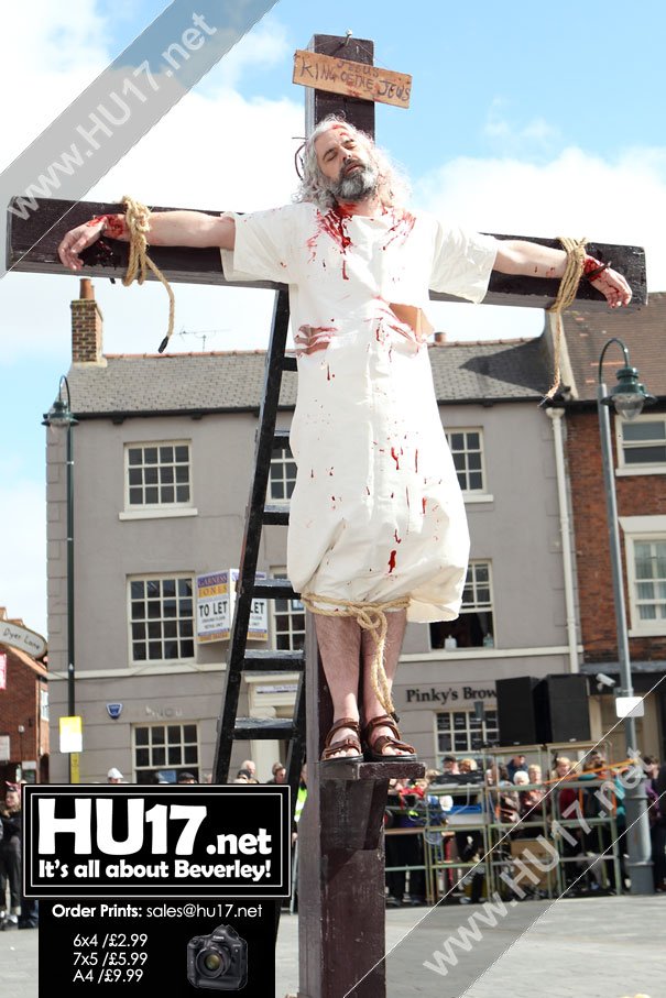 Hundreds of People Descend On Beverley For The Passion Play