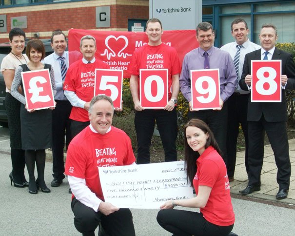 Yorkshire Bank Raises £5000 To Fight For Every Heartbeat 